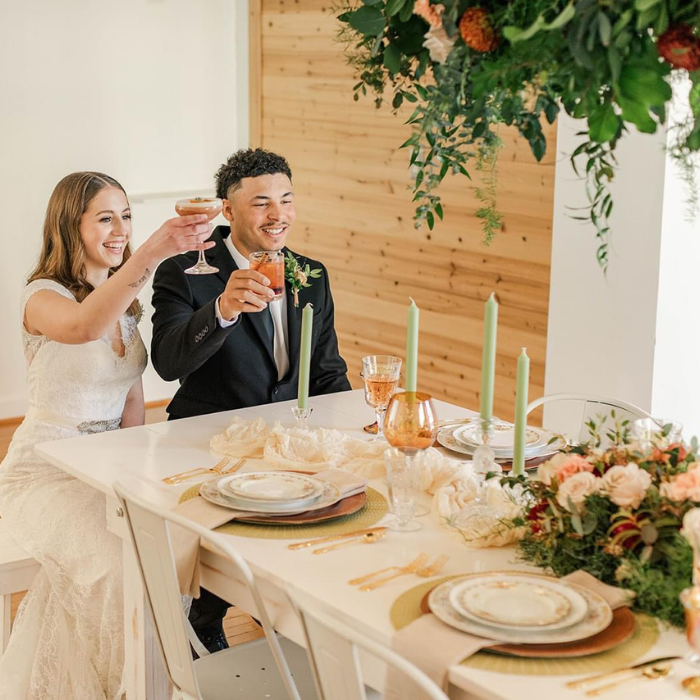 Couple celebrating at 1631 Venue Maryland