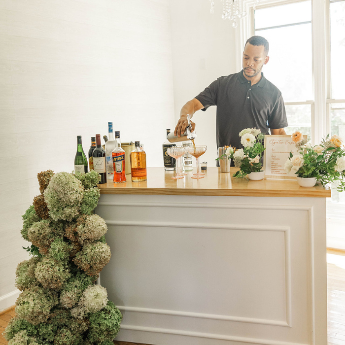 Bartender at the Chessie Bar at 1631 Venue